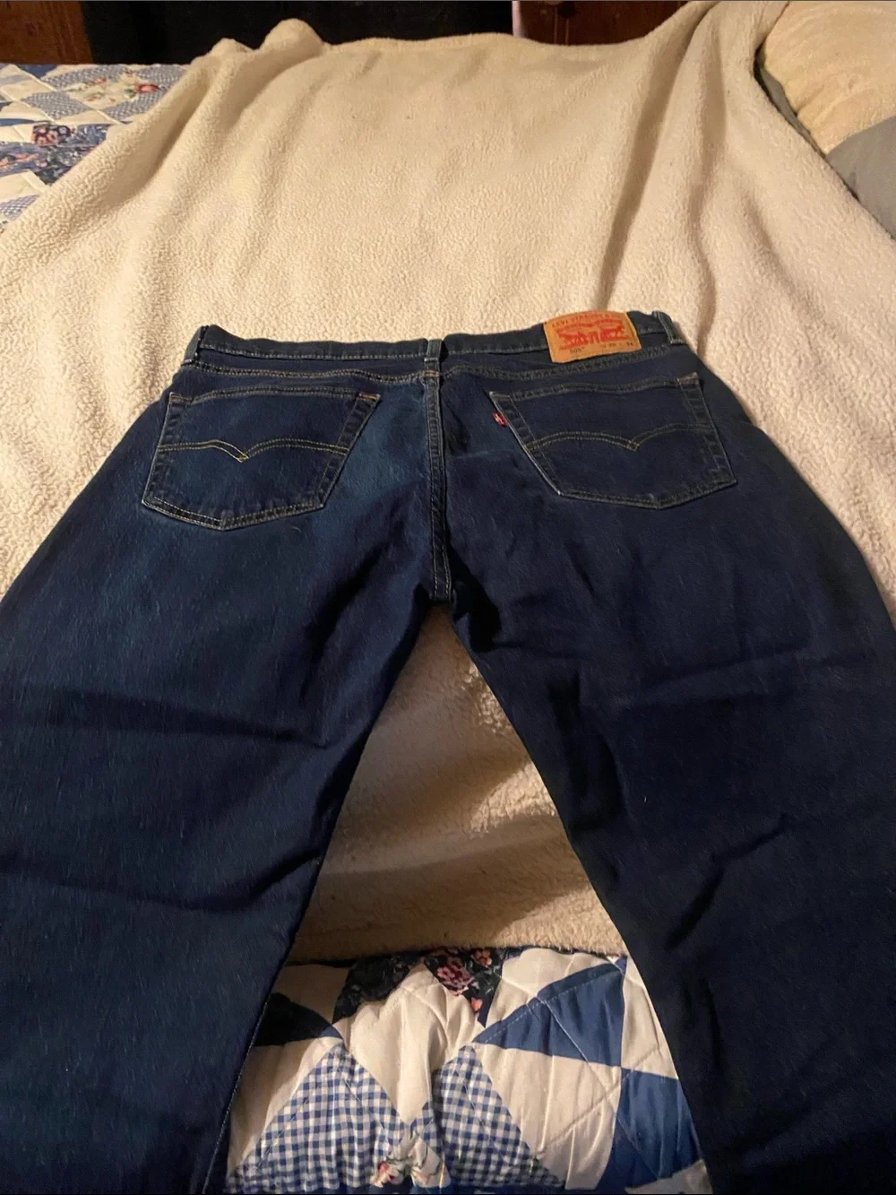 Levi's Men Straight Jeans - Indigo Blue